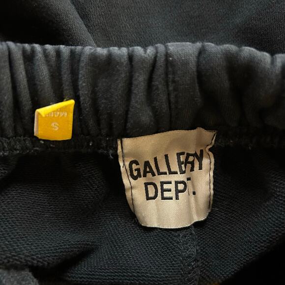 Gallery Dept Painted Flare Black Sweatpants Size Small Streetwear Unisex Skater - Picture 2 of 5